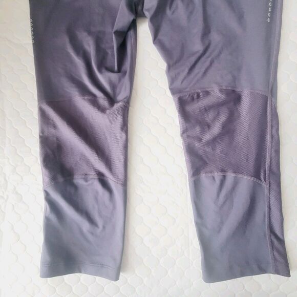 Nike Dri-Fit Women's Running Crop Tights Purple Stretch Plus Size 1X - Picture 12 of 15